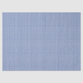 Classic Gingham Navy Blue Seidenpapier (Vorderseite)