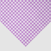 Classic Gingham Orchid Lila Seidenpapier (Ausschnitt)