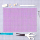 Classic Gingham Orchid Lila Seidenpapier (Handwerk)