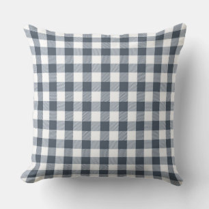 Classic Gingham Pattern Throw Kissen