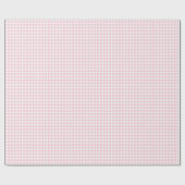 Classic Gingham Pink Geschenkpapier (Flach)