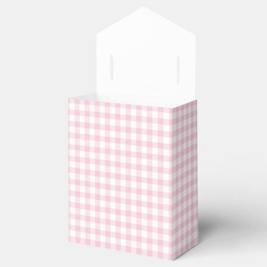 Classic Gingham Pink Geschenkschachtel (Geöffnet)