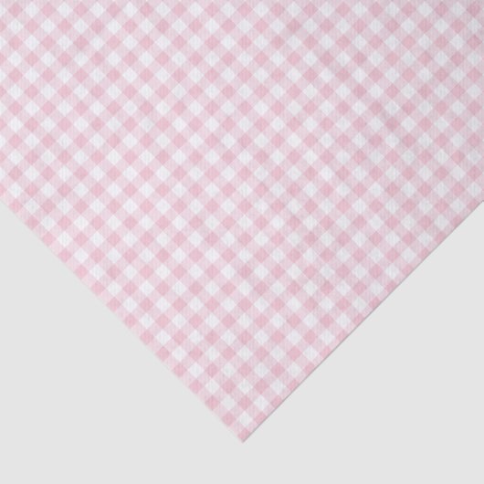 Classic Gingham Pink Seidenpapier (Ausschnitt)