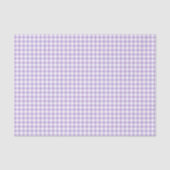 Classic Gingham Soft Lavender Seidenpapier (Vorderseite)