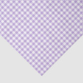 Classic Gingham Soft Lavender Seidenpapier (Ausschnitt)