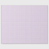 Classic Gingham Soft Lilac Geschenkpapier (Flach)