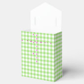 Classic Gingham Spring Green Geschenkschachtel (Geöffnet)