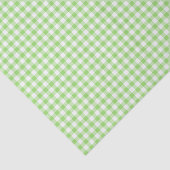 Classic Gingham Spring Green Seidenpapier (Ausschnitt)