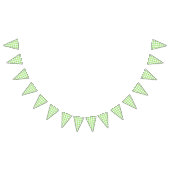 Classic Gingham Spring Green Wimpelkette (Alle)