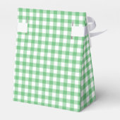 Classic Gingham Summer Green Geschenkschachtel (Rückseite)