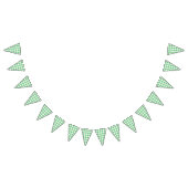 Classic Gingham Summer Green Wimpelkette (Alle)