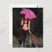 Classic Girl Postkarte (Vorne/Hinten)