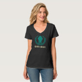 Classic GitKraken V-Neck T-Shirt (Vorderseite Vollansicht)