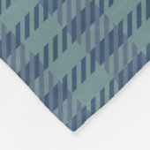 Classic Glen Kariert Gray Blue Familienname Custom Fleecedecke (Ecke)