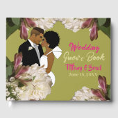 Classic Gold American Wedding Gästebuch (Vorderseite)