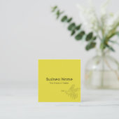 Classic Gold Bee Beruflich Square Business Card Quadratische Visitenkarte (Stehend Vorderseite)
