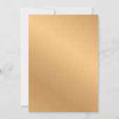 Classic Gold Border Islamic Aqiqa Aqeeqa Baby Einladung (Rückseite)