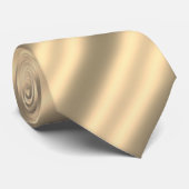 Classic Gold Diagonal Neck Tie Krawatte (Gerollt)
