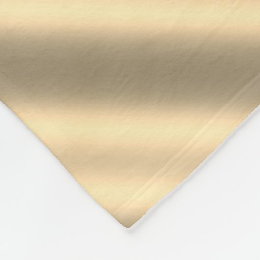 Classic Gold Diagonal Stripe Fleece Blanket (Ecke)