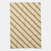 Classic Gold Diagonal Stripe Küchentücher (Vertikal)