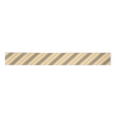 Classic Gold Diagonal Stripe Ribbon Satinband (Vorderseite)