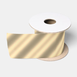 Classic Gold Diagonal Stripe Ribbon Satinband