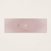 Classic Gold Dusty Rose Pink Monogram Wedding (Vorderseite)