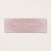 Classic Gold Dusty Rose Pink Monogram Wedding (Rückseite)