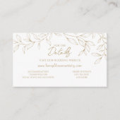 Classic Gold Greenerding Website QR Code Begleitkarte (Vorderseite)