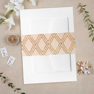 Classic Gold Lattice Toskana Einladungsbanderole