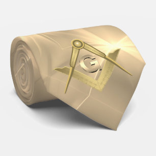 Classic Gold Masonic Krawatte