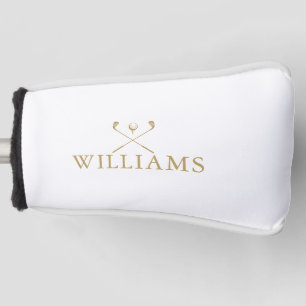Classic Gold Personalisiert Name Golf Clubs Headcover