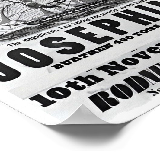 Classic Gold Rush Poster (Ecke)