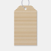 Classic Gold Stripe Geschenkanhänger (Vorderseite)