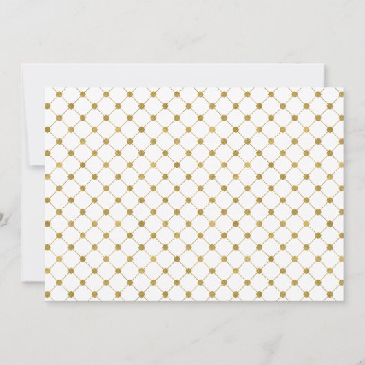 Classic Gold Wappen Wedding Dankeschön Card Dankeskarte (Rückseite)