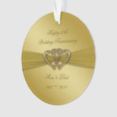 Classic Golden 50 Jahre alt Akronylic Ornament (Vorderseite)