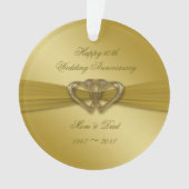 Classic Golden 50 Jahre alt Akronylic Ornament (Vorderseite)