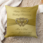 Classic Golden 50-jähriges Throw Kissen (Decke)