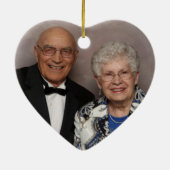 Classic Golden 50. Wedding Anniversary Ornament (Hinten)
