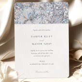 Classic Golden Lily Ristorante La Lanchetta Einladung