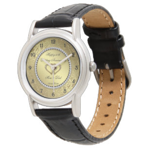 Classic Golden Wedding Anniversary Watch Armbanduhr