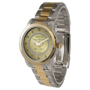 Classic Golden Wedding Anniversary Watch Armbanduhr