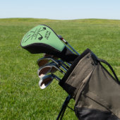 Classic Golf Clubs Name Mint Green Headcover (In SItu)