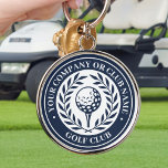 Classic Golf Personalisiert Name Dunkelblau Schlüsselanhänger<br><div class="desc">Erstellen Sie Ihren eigenen personalisierten Golf Schlüsselanhänger. Ein klassisches Design mit einem Siegeskranz, der einen Ball und Tee umrahmt. Diese bearbeitbare Vorlage kann für einen Golfclub, einen Country Club, einen Firmennamen, einen Teamplayer, einen Golfclub oder einen einzelnen Golfer angepasst werden. Ideal für Feiertage, Firmenveranstaltungen, Wettbewerbe, Turniere und vieles mehr. Bedruckte...</div>