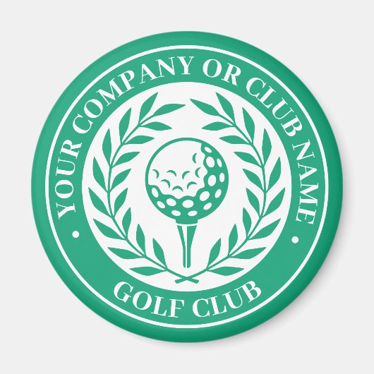 Classic Golf Personalisiert Name Green Magnet (Vorne)