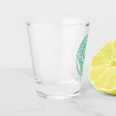 Classic Golf Personalisiert Name Green Schnapsglas (Links)