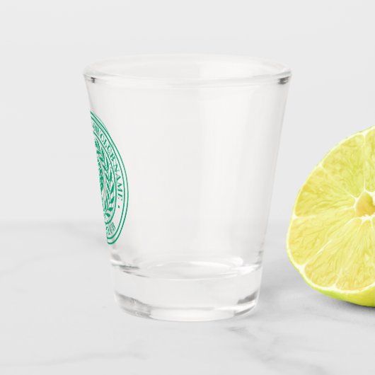 Classic Golf Personalisiert Name Green Schnapsglas (Rechts)