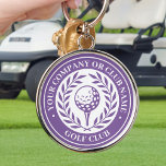 Classic Golf Personalisiert Name Lila Schlüsselanhänger<br><div class="desc">Erstellen Sie Ihren eigenen personalisierten Golf Schlüsselanhänger. Ein klassisches Design mit einem Siegeskranz, der einen Ball und Tee umrahmt. Diese bearbeitbare Vorlage kann für einen Golfclub, einen Country Club, einen Firmennamen, einen Teamplayer, einen Golfclub oder einen einzelnen Golfer angepasst werden. Ideal für Feiertage, Firmenveranstaltungen, Wettbewerbe, Turniere und vieles mehr. Druckfarben:...</div>