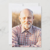 Classic Golf Retirement Partee Party Foto Einladung (Rückseite)