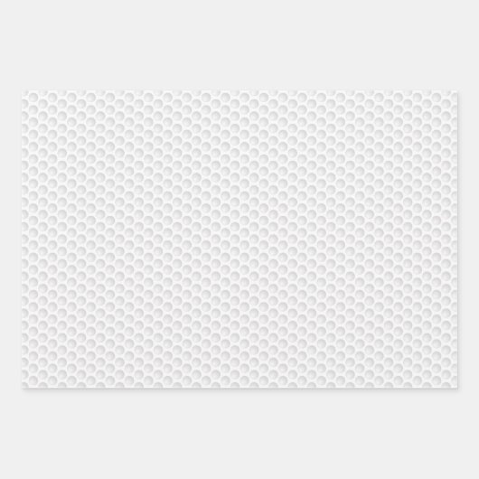 Classic Golfing Trophy Kariert Golf Balls Club Fla Geschenkpapier Set (Vorderseite 2)